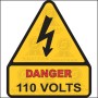 Danger - 110 volts 